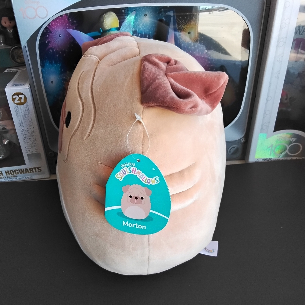 Squishmallows 12" Morton the Shar Pei Dog. Brand New with Tags - Picture 3 of 6